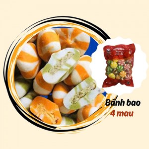 Viên Cá Thả Lẩu 4 Màu Gói 500g