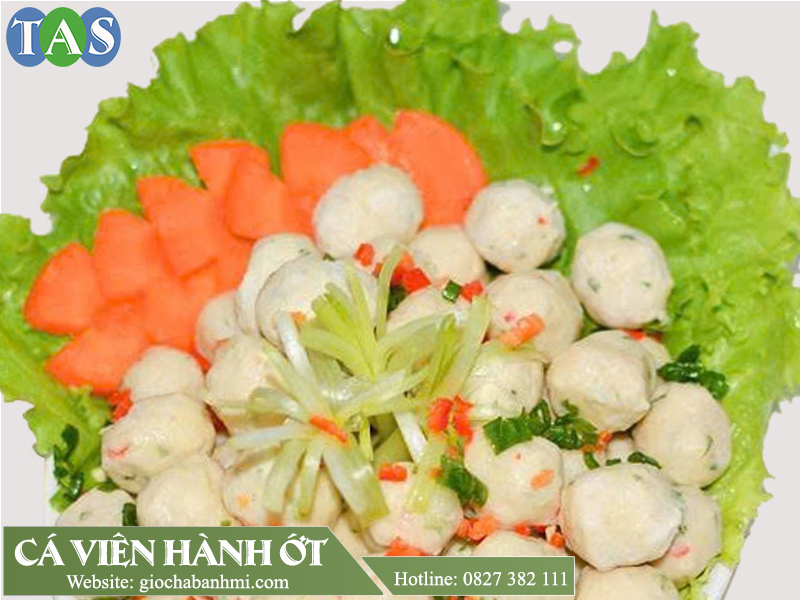 Cá viên hành ớt Cá viên hành ớt