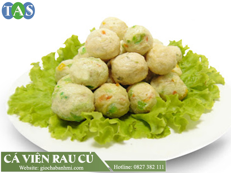 món cá viên rau củ món cá viên rau củ