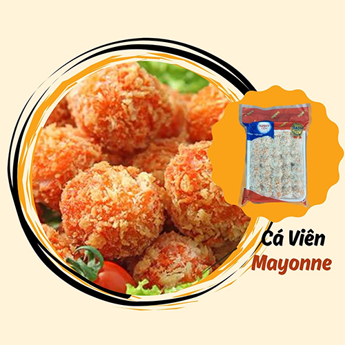 Cá viên sốt mayone loại 1 Cá viên sốt mayone loại 1