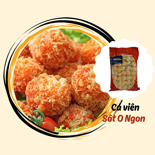 Cá Viên Sốt Mayonnaise Ô Ngon Gói 500g