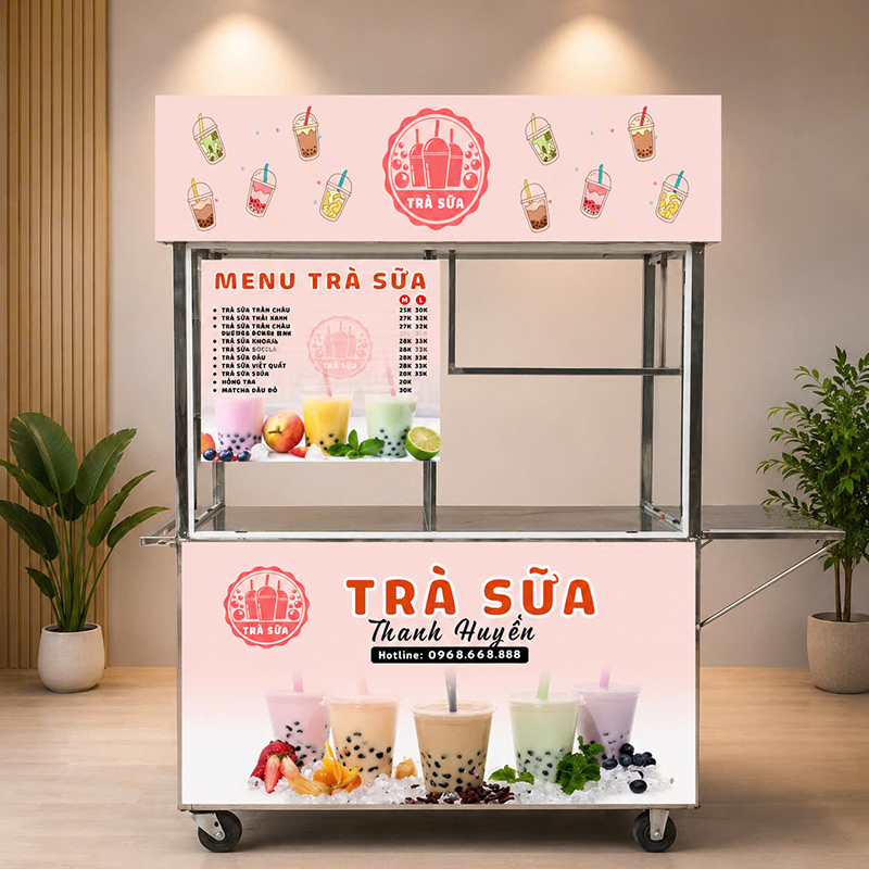 mẫu banner dán tủ cá viên chiên mẫu banner dán tủ cá viên chiên