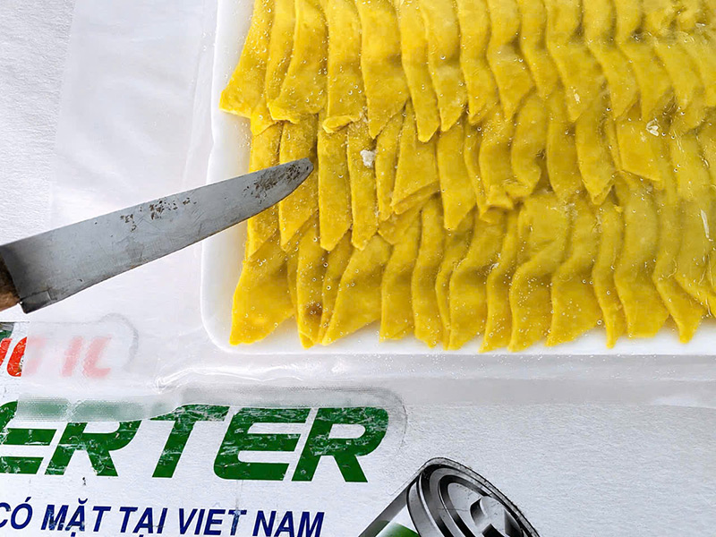 hoành thánh sẽ được sử lý khác một chút so với các đồ khác