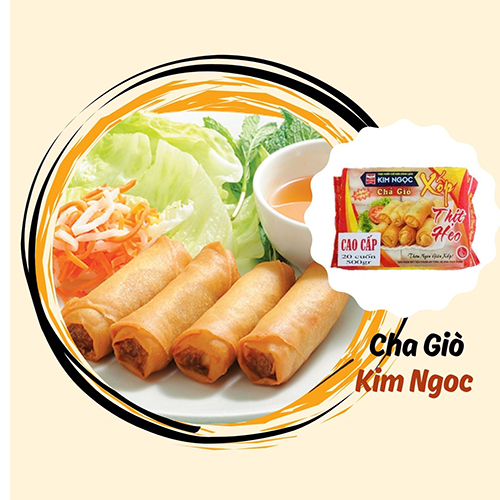 Chả Giò Da Xóp Kim Ngọc Gói 500g