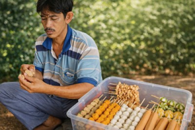 Cách làm cá viên chiên bán; 30 phút chuẩn bị cho lần đầu bán hàng.
