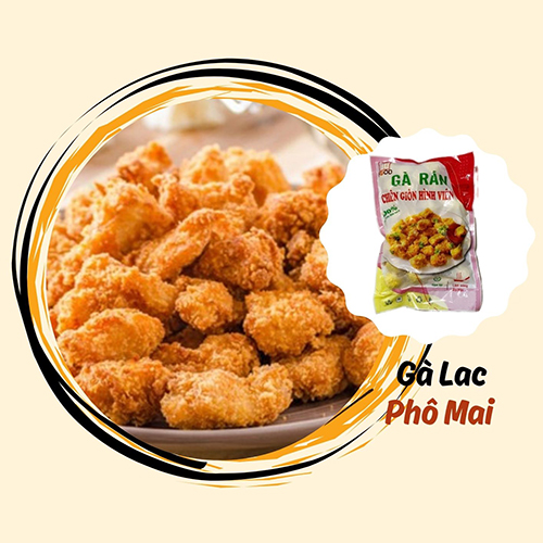 Gà Lắc Phô Mai Gói 500g