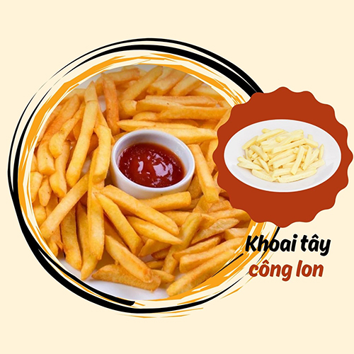 Khoai tây Hotatoes cộng lớn túi 1kg	