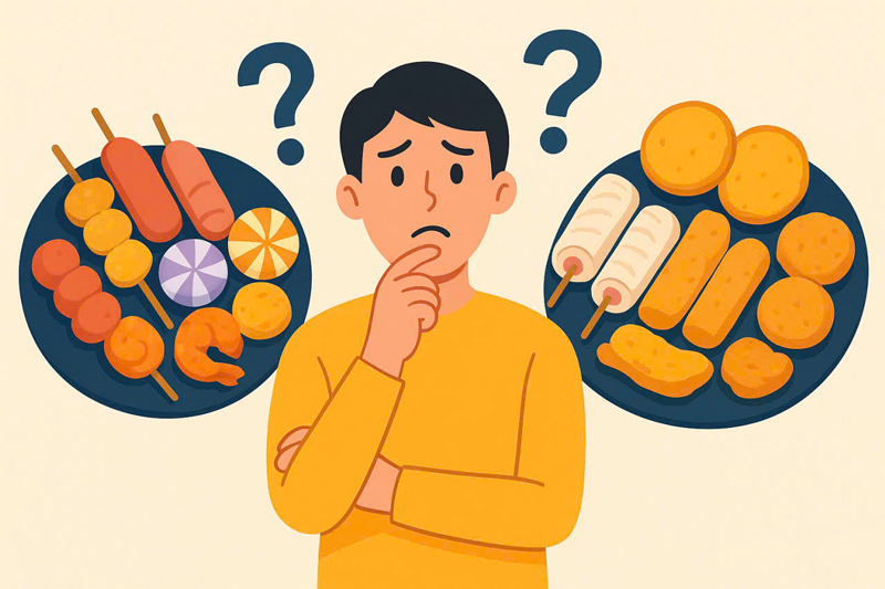 lựa chọn cá viên chiên hàng chợ hay từ các công ty, đại lý cá viên chiên tại TP.HCM?