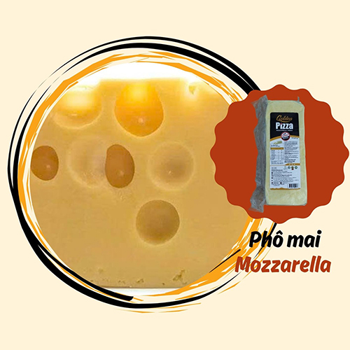 Phô Mai Khối Mazzarella Khối 2Kg
