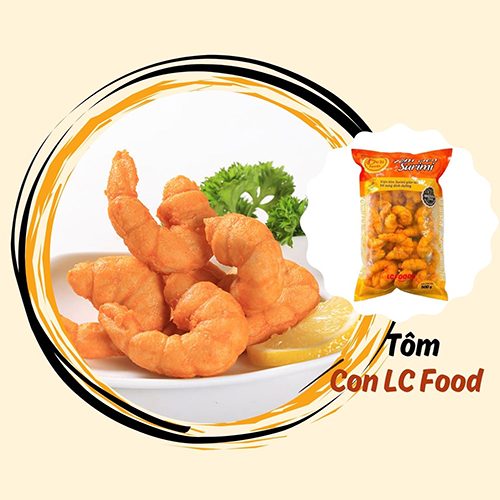 Chả cá hình con tôm loại 2
