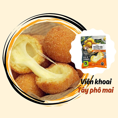 Viên khoai tây phô mai  10 viên/bịch 300g