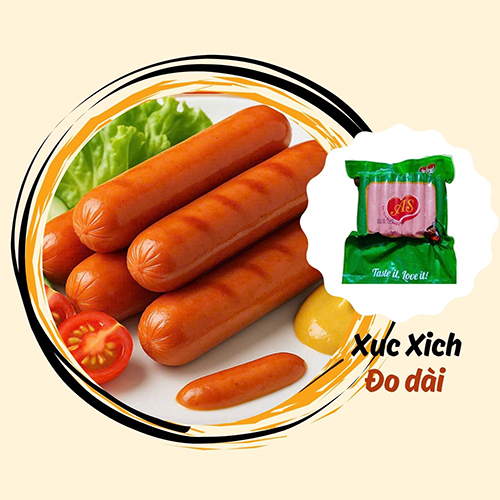Xúc Xích Đỏ Dài Gói 500g